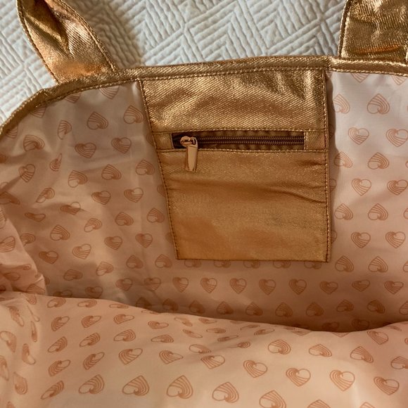 Tone it Up TIU Rose Gold Copper Shoulder Tote Bag - 2017 Bikini Series - Picture 3 of 4